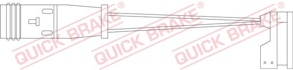 Czujnik zużycia klocków QUICK BRAKE WS 0227 A