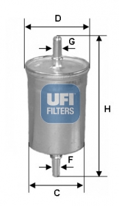 Filtr paliwa UFI 31.740.03