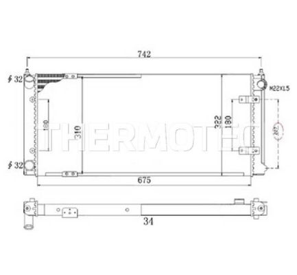 Chłodnica THERMOTEC D7W028TT