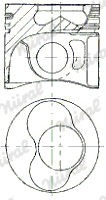 Tłok NÜRAL 87-421007-20