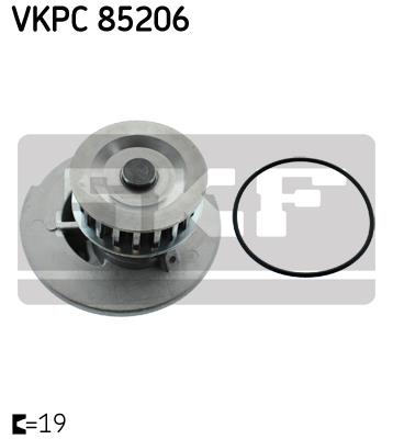 Pompa wody SKF VKPC 85206