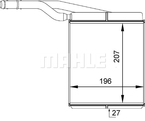 Nagrzewnica MAHLE AH 143 000P