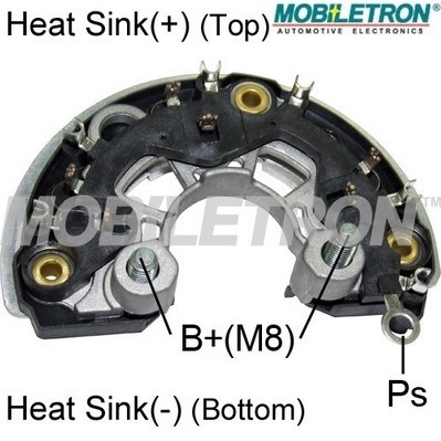 Mostek prostowniczy alternatora MOBILETRON RB-166H