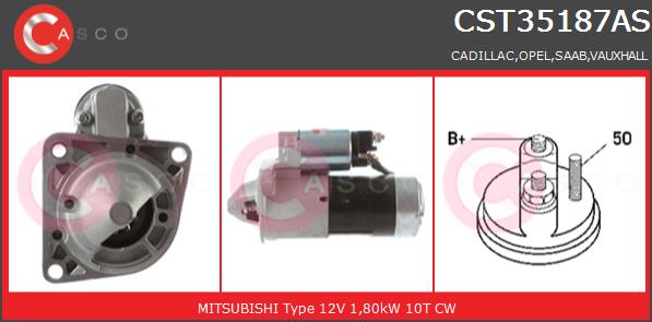 Rozrusznik CASCO CST35187AS