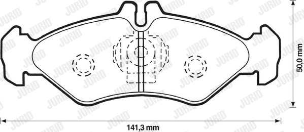 Klocki hamulcowe JURID 571846J