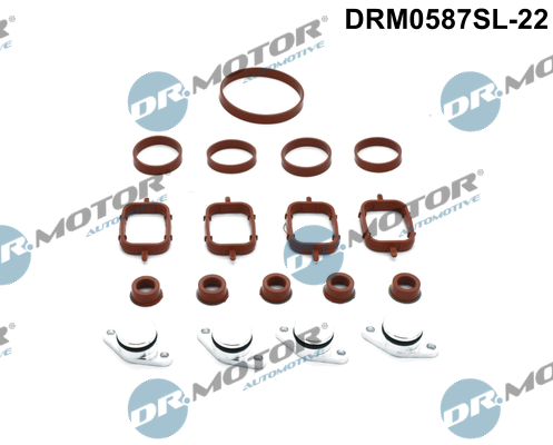 Zestaw uszczelek kolektora ssącego DR.MOTOR AUTOMOTIVE DRM0587SL-22