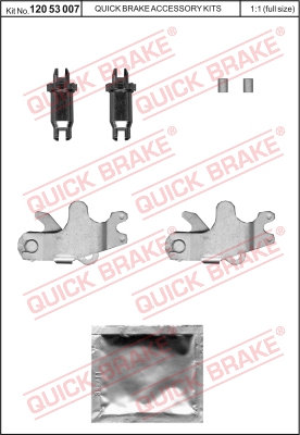 Zestaw naprawczy rozpieracza QUICK BRAKE 120 53 007