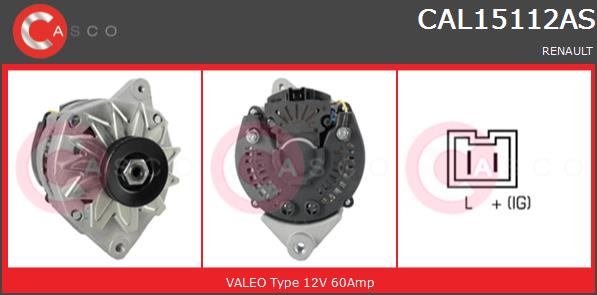 Alternator CASCO CAL15112AS