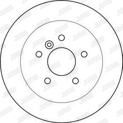 Tarcza hamulcowa JURID 562111JC