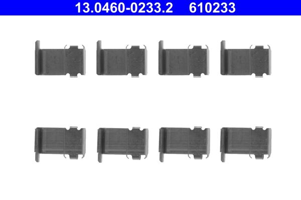 Zestaw akcesoriów montażowych  klocków hamulcowych ATE 13.0460-0233.2