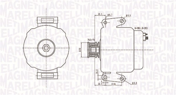 Alternator MAGNETI MARELLI 063731630010