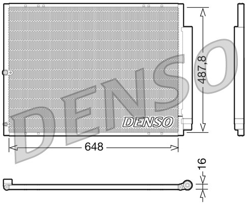 Skraplacz klimatyzacji DENSO DCN51001