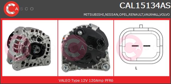 Alternator CASCO CAL15134AS