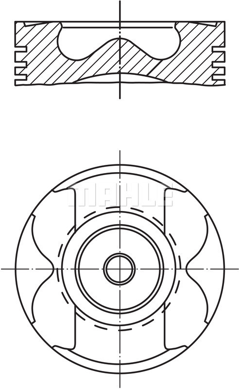 Tłok MAHLE 021 PI 00129 001