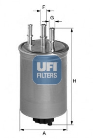 Filtr paliwa UFI 24.133.00