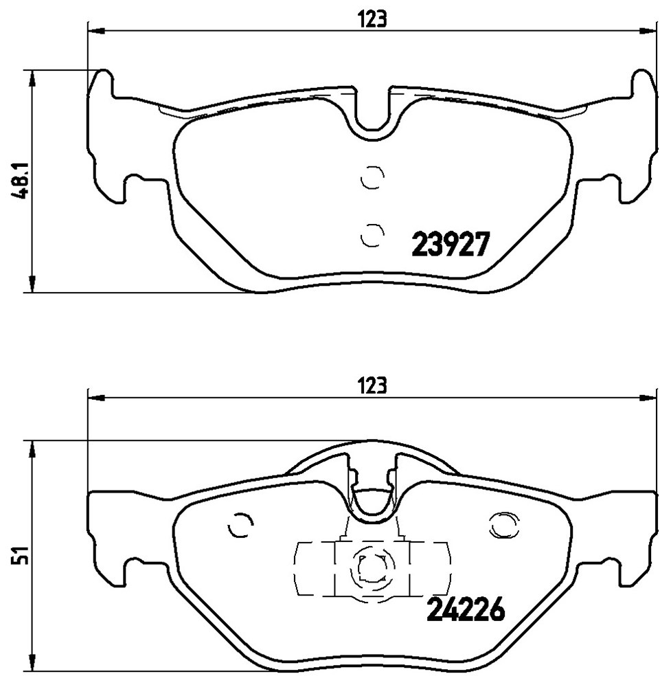 Klocki hamulcowe BREMBO P 06 038X