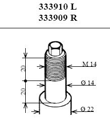 Amortyzator KYB 333910