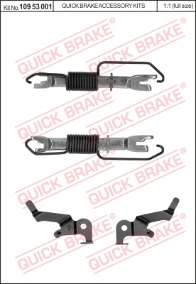 Regulacja szczęk hamulcowych QUICK BRAKE 109 53 001
