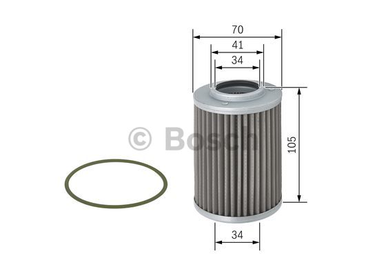 Filtr hydrauliczny układu kierowniczego BOSCH F 026 404 006