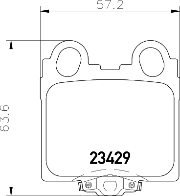 Klocki hamulcowe HELLA 8DB 355 011-591