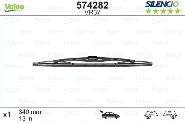 Pióro wycieraczki VALEO 574282