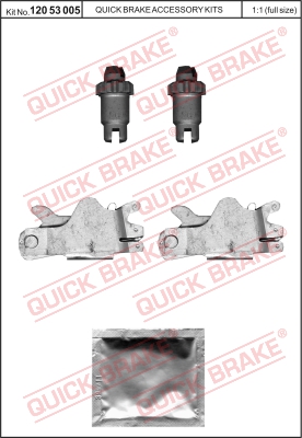 Zestaw naprawczy rozpieracza QUICK BRAKE 120 53 005