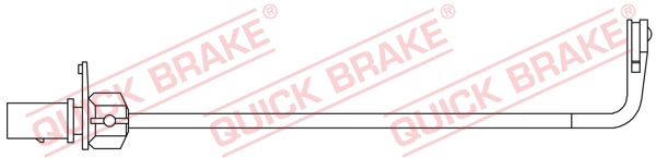 Czujnik zużycia klocków QUICK BRAKE WS 0403 A