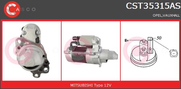 Rozrusznik CASCO CST35315AS