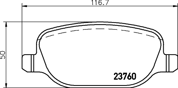 Klocki hamulcowe HELLA 8DB 355 018-771