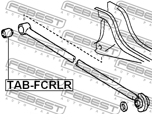 Tuleja wahacza FEBEST TAB-FCRLR
