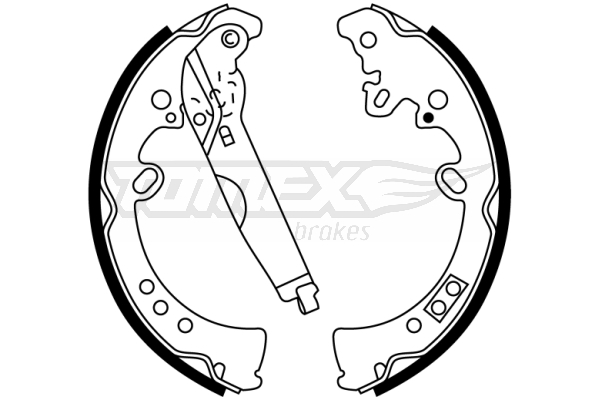 Szczęki hamulcowe TOMEX BRAKES TX 22-76