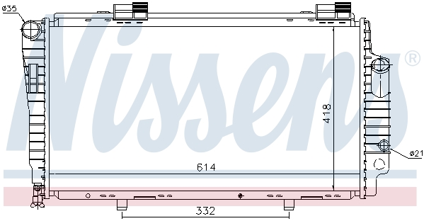 Chłodnica NISSENS 62522