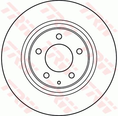 Tarcza hamulcowa TRW DF4967
