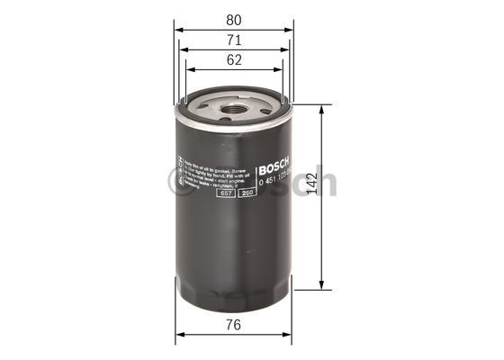 Filtr oleju BOSCH 0 451 103 092