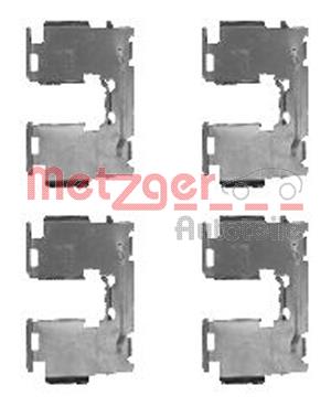 Zestaw akcesoriów montażowych  klocków hamulcowych METZGER 109-1760