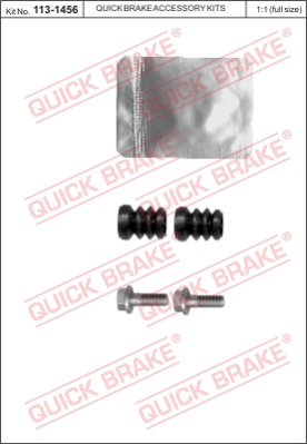 Zestaw naprawczy zacisk hamulcowy QUICK BRAKE 113-1456