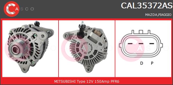 Alternator CASCO CAL35372AS