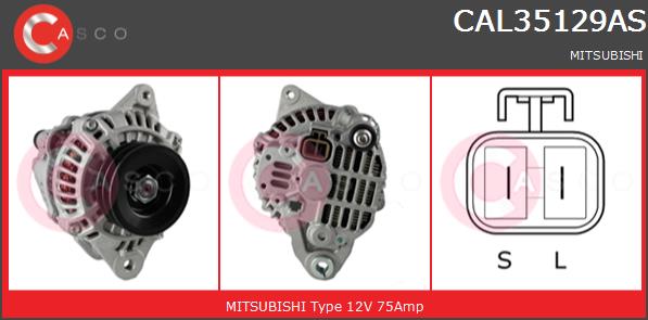 Alternator CASCO CAL35129AS