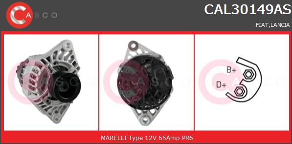 Alternator CASCO CAL30149AS