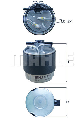 Filtr paliwa KNECHT KL 440/41