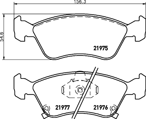 Klocki hamulcowe HELLA PAGID 8DB 355 016-981