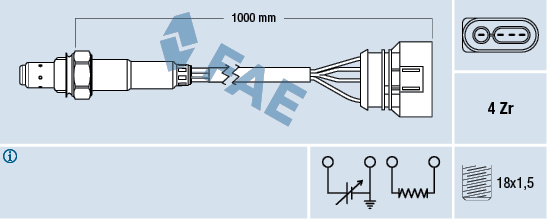 Sonda lambda FAE 77137