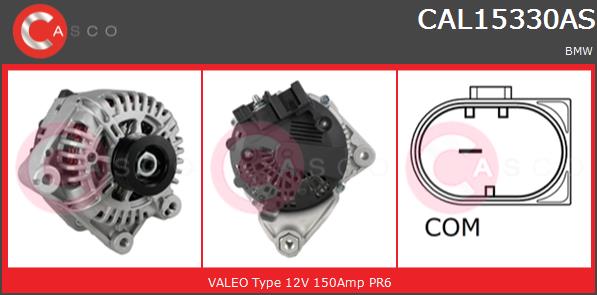 Alternator CASCO CAL15330AS