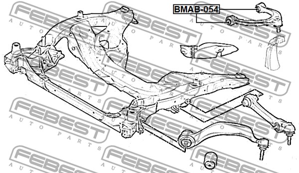 Tuleja wahacza FEBEST BMAB-054