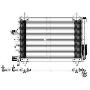 Skraplacz klimatyzacji DELPHI TSP0225537