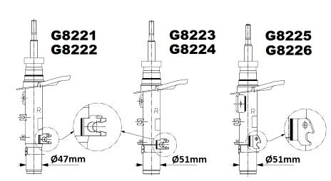 Amortyzator MONROE G8224