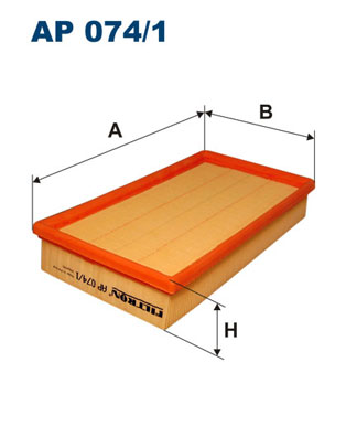 Filtr powietrza FILTRON AP074/1