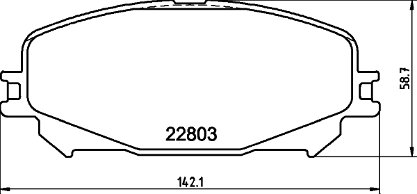 Klocki hamulcowe HELLA 8DB 355 039-201