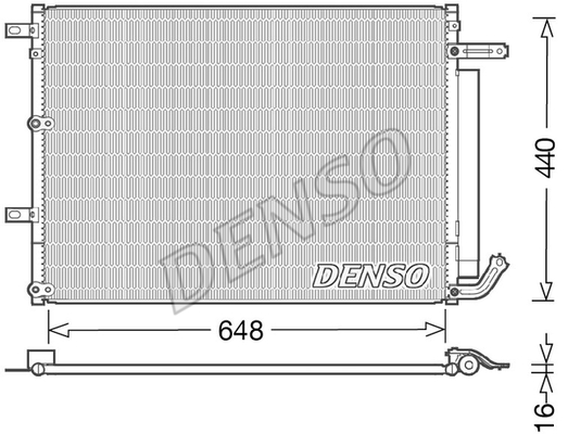 Skraplacz klimatyzacji DENSO DCN06018