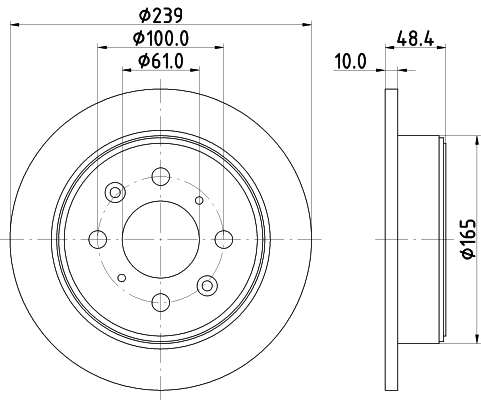 Tarcza hamulcowa HELLA 8DD 355 103-111